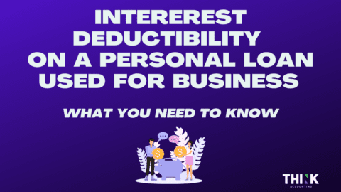 Interest Deductibility On A Personal Loan Used For Business